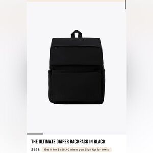 BEIS The Ultimate Diaper Backpack In Black